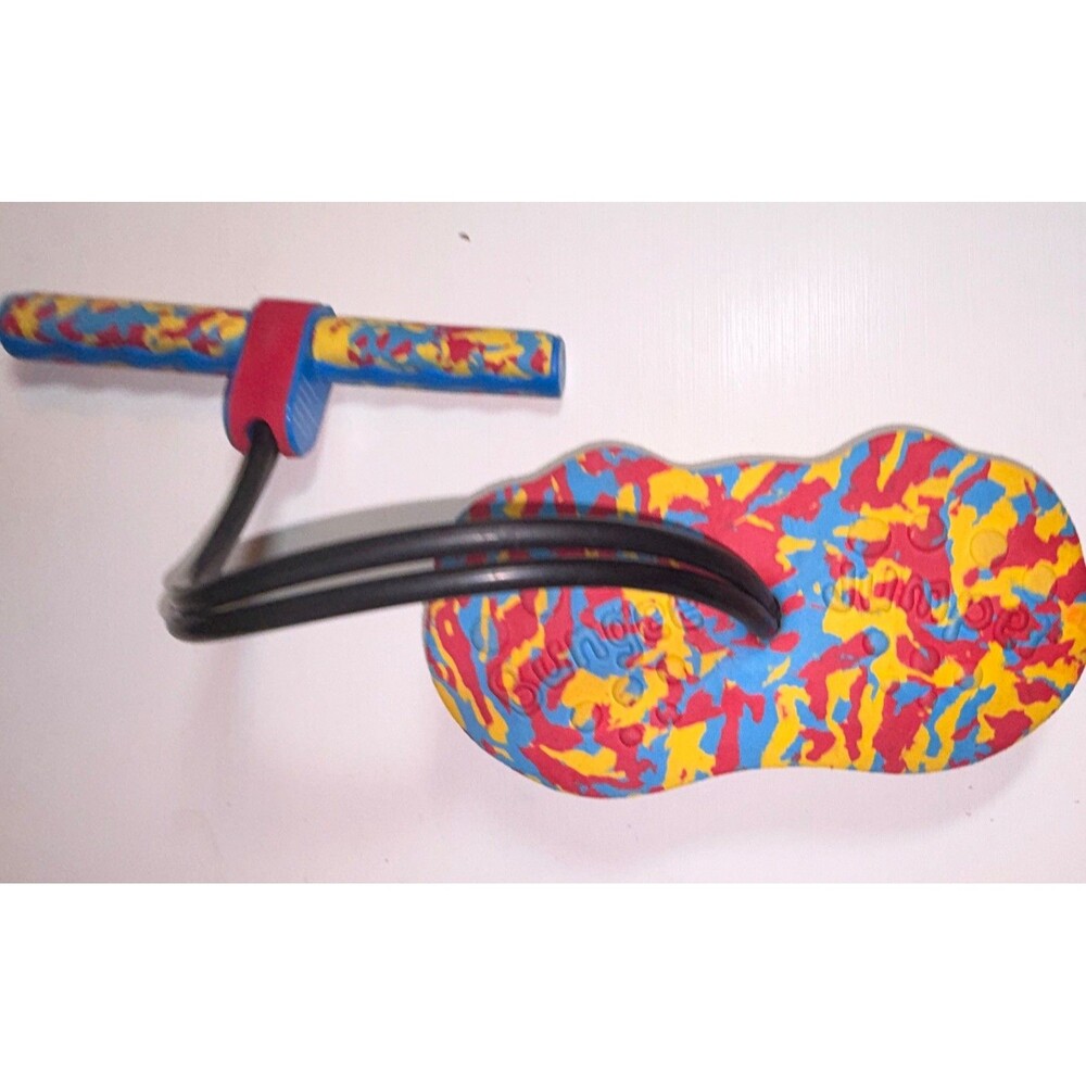 Flybar Foam Pogo Jumper Outdoor Toy Multicolor Red Yellow Blue Handle
